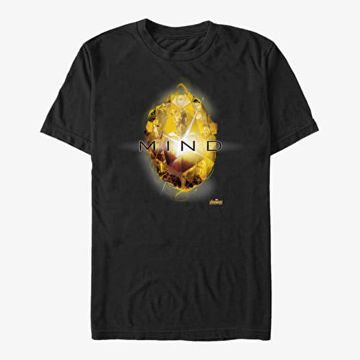 Majica Merch Marvel Avengers: Infinity War - Mind Stone Unisex T-Shirt Black