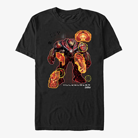 Тениска Merch Marvel Avengers: Infinity War - Hulkbuster Armor Unisex T-Shirt Black