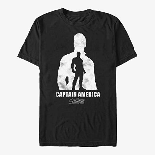 Merch Marvel Avengers: Infinity War - Cap Unisex T-Shirt Black