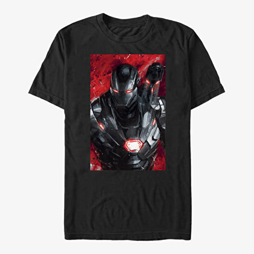 T-shirt Merch Marvel Avengers Endgame - Warmachine Painted Unisex T-Shirt Black