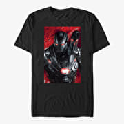 Merch Marvel Avengers Endgame - Warmachine Painted Unisex T-Shirt Black