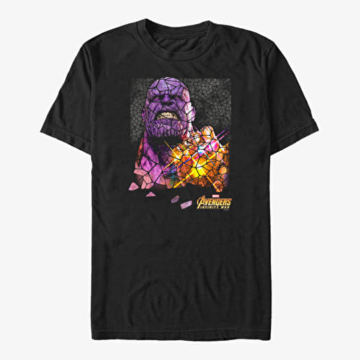 Majica Merch Marvel Avengers: Infinity War - Stained Thanos Unisex T-Shirt Black