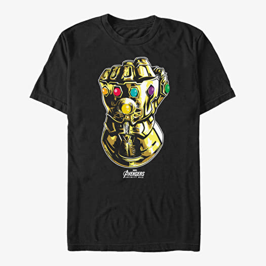 T-shirt Merch Marvel Avengers: Infinity War - Gauntlet Unisex T-Shirt Black