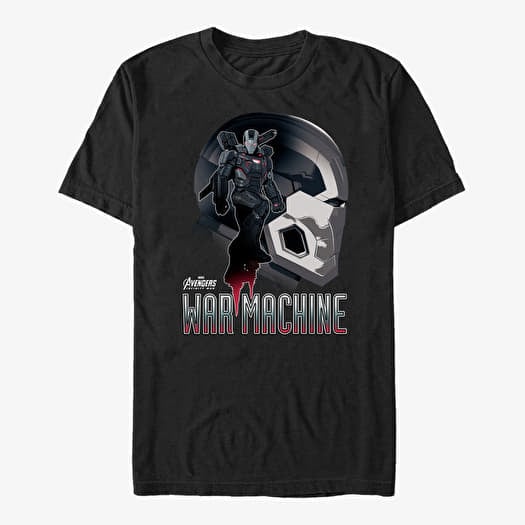 T-shirt Merch Marvel Avengers: Infinity War - War Machine Sil Unisex T-Shirt Black