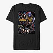 Merch Marvel Avengers: Infinity War - Avengers Poster Unisex T-Shirt Black