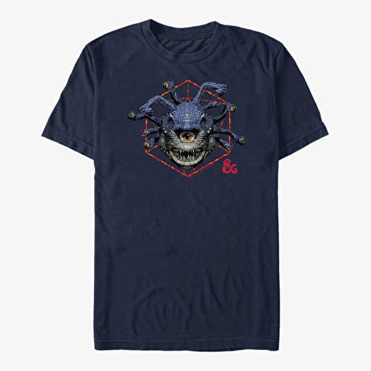 T-shirt Merch Dungeons & Dragons: Honor Among Thieves - Stained Glass Beholder Unisex T-Shirt Navy Blue