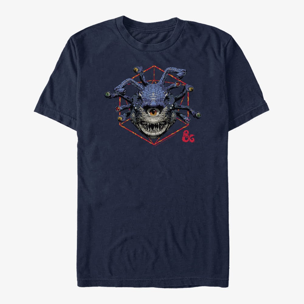 T-shirts Merch Dungeons & Dragons: Honor Among Thieves - Stained Glass Beholder Unisex T-Shirt Navy Blue