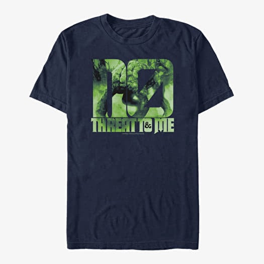 Tričko Merch Dungeons & Dragons: Honor Among Thieves - No Threat To Me Unisex T-Shirt Navy Blue