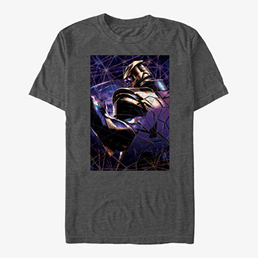 T-shirt Merch Marvel Avengers Endgame - Thanos Breaks Unisex T-Shirt Dark Heather Grey