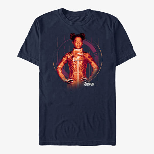 Tricou Merch Marvel Avengers: Infinity War - Shuri Tech Unisex T-Shirt Navy Blue