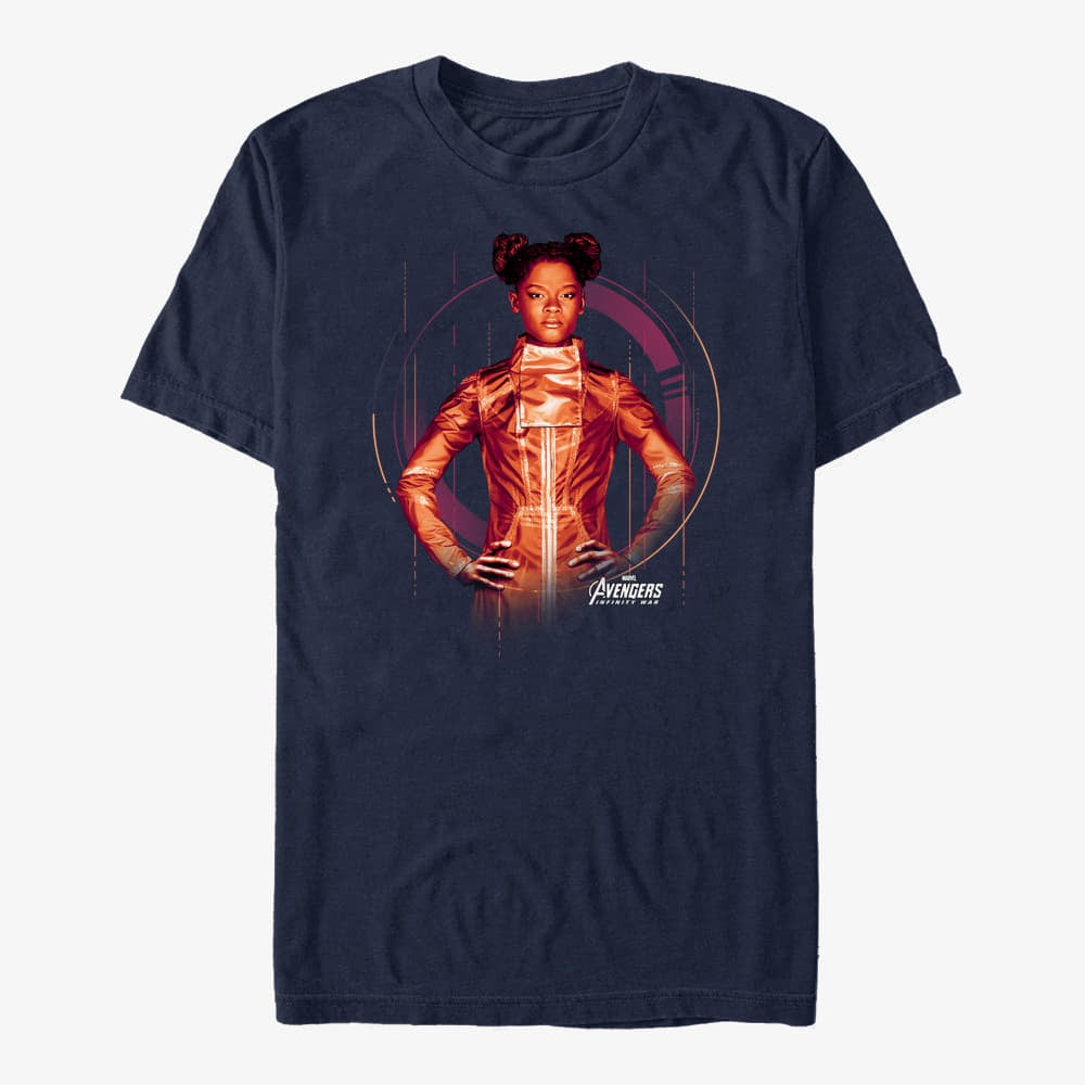 T-Shirts Merch Marvel Avengers: Infinity War - Shuri Tech Unisex T-Shirt Navy Blue