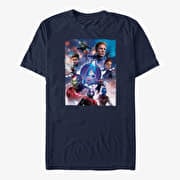 Merch Marvel Avengers Endgame - Basic Poster Unisex T-Shirt Navy Blue