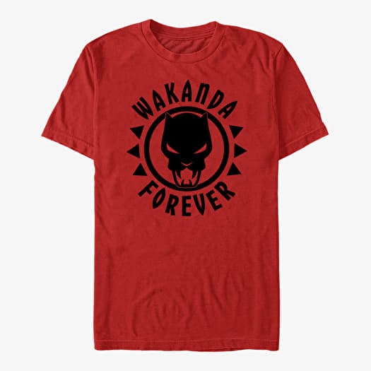 T-shirt Merch Marvel Avengers Classic - Panther Logo Unisex T-Shirt Red
