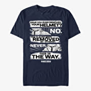 Merch Star Wars: The Mandalorian - This is the Way Unisex T-Shirt Navy Blue
