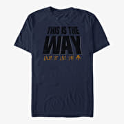 Merch Star Wars: The Mandalorian - Mandalorian Way Unisex T-Shirt Navy Blue