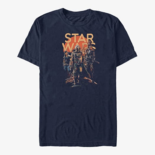 T-shirt Merch Star Wars: The Mandalorian - A Few Credits More Unisex T-Shirt Navy Blue