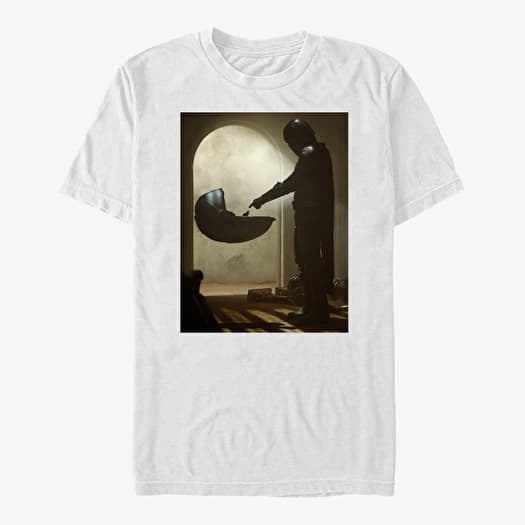 T-shirt Merch Star Wars: The Mandalorian - Tall Scene Unisex T-Shirt White