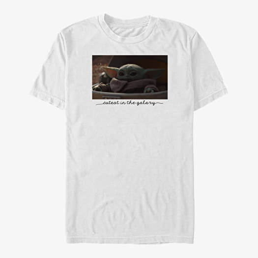 T-shirt Merch Star Wars: The Mandalorian - Cutest Photo Unisex T-Shirt White