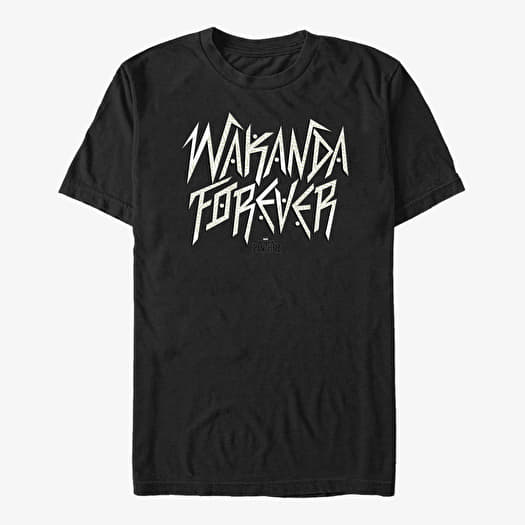 Majica Merch Marvel Black Panther: Movie - Wakanda Simp Forevs Unisex T-Shirt Black