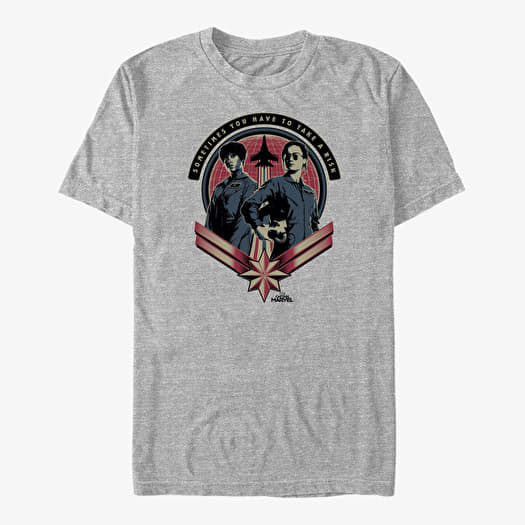 Camiseta Merch Captain Marvel: Movie - Fly Girls Unisex T-Shirt Heather Grey