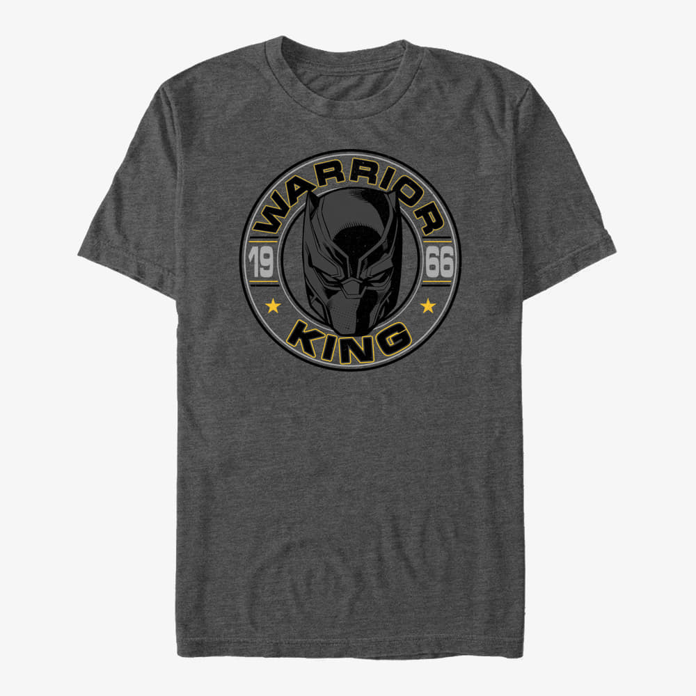 Trička Merch Marvel Avengers Classic - Ultimate Panther Unisex T-Shirt Dark Heather Grey