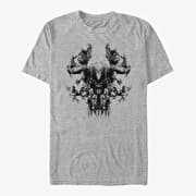 Merch Marvel Avengers Endgame - Smoke Skull Unisex T-Shirt Heather Grey