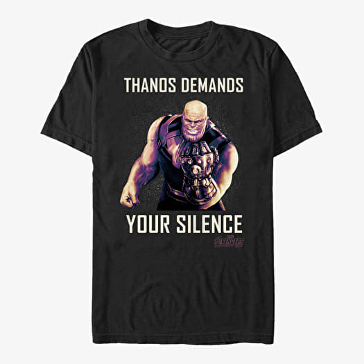 T-shirt Merch Marvel Avengers: Infinity War - Silence Unisex T-Shirt Black