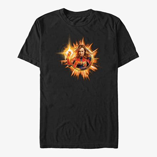 Tričko Merch Marvel Avengers Endgame - Fire Marvel Unisex T-Shirt Black