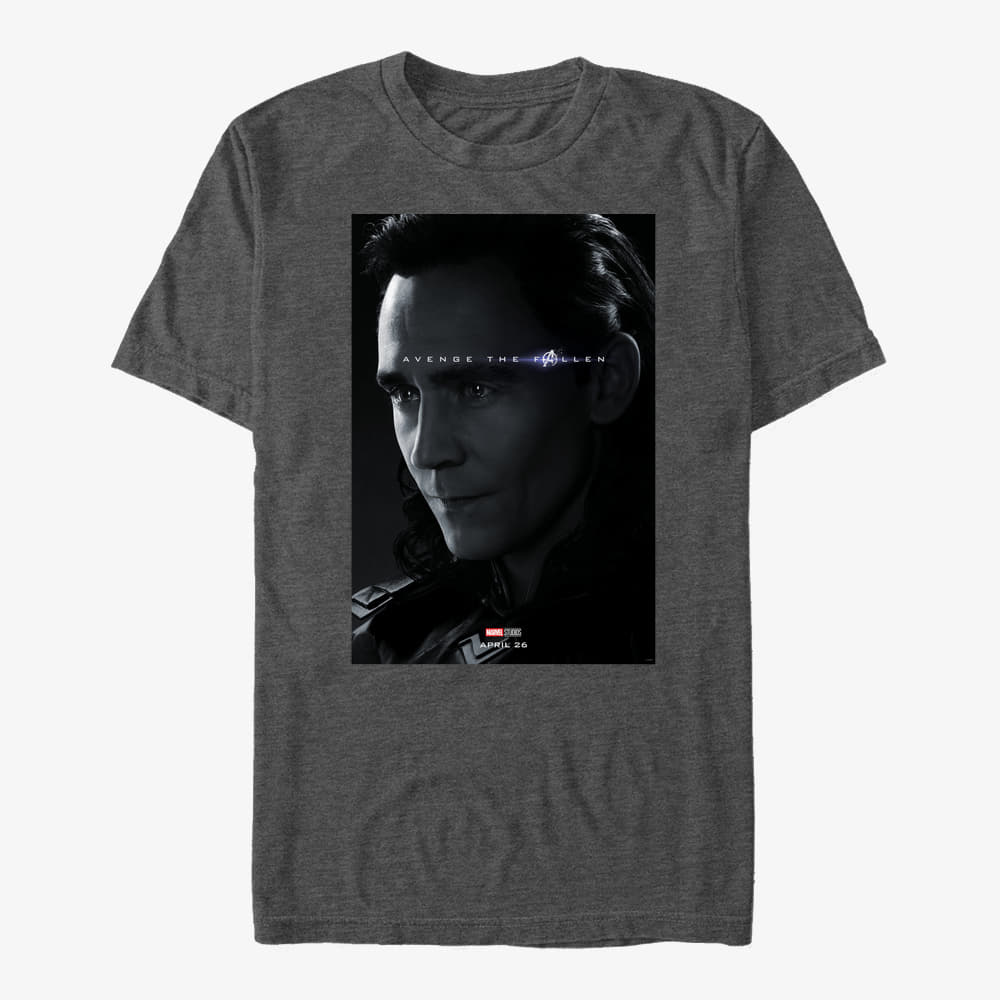 T-särgid Merch Marvel Avengers Endgame - Avenge Loki Unisex T-Shirt Dark Heather Grey