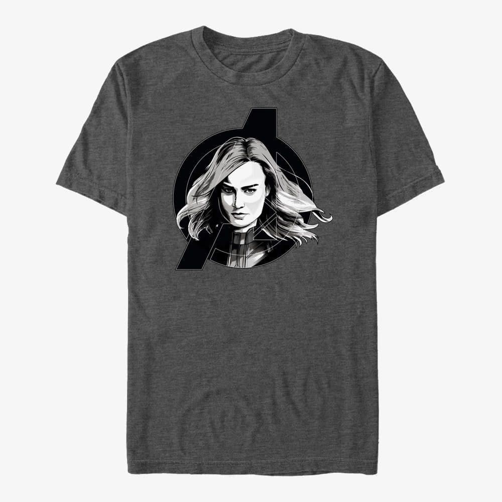T-shirts Merch Marvel Avengers Endgame - Black and White Unisex T-Shirt Dark Heather Grey