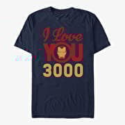 Merch Marvel Avengers Endgame - 3000 Icon Face Unisex T-Shirt Navy Blue