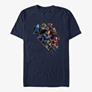Merch Marvel Avengers Endgame - Angled Shot Unisex T-Shirt Navy Blue