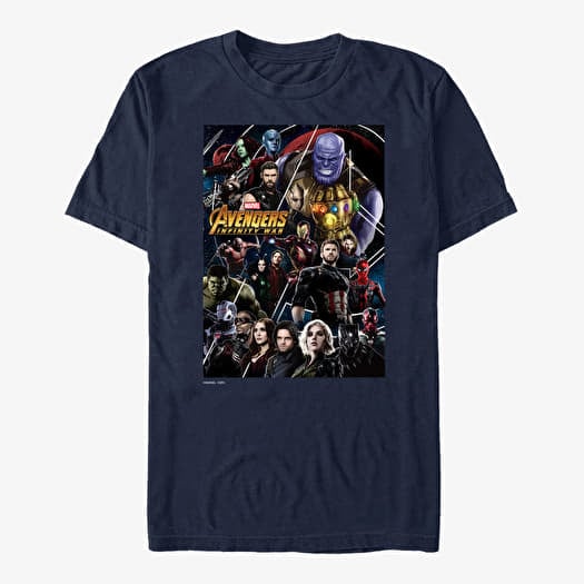 T-shirt Merch Marvel Avengers: Infinity War - Avengers Poster Unisex T-Shirt Navy Blue