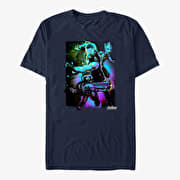 Merch Marvel Avengers: Infinity War - Troubled Three Unisex T-Shirt Navy Blue