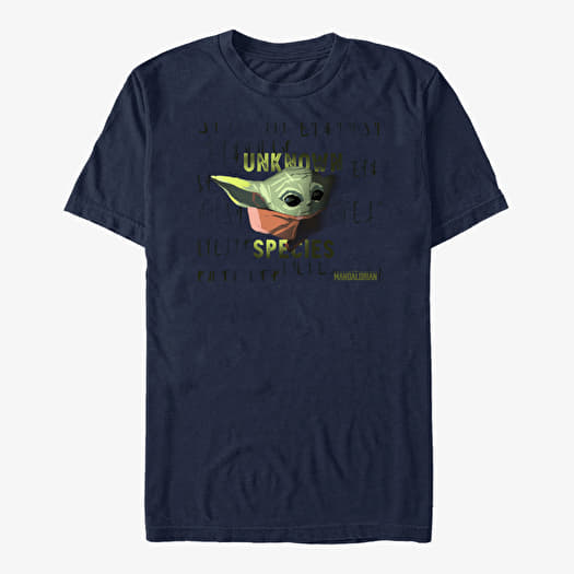 T-shirt Merch Star Wars: The Mandalorian - Unknown Species Unisex T-Shirt Navy Blue