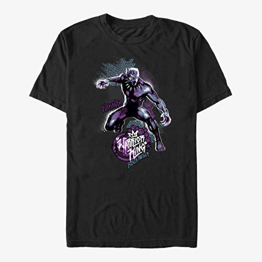 Tricou Merch Marvel Black Panther: Movie - Street Panther Unisex T-Shirt Black