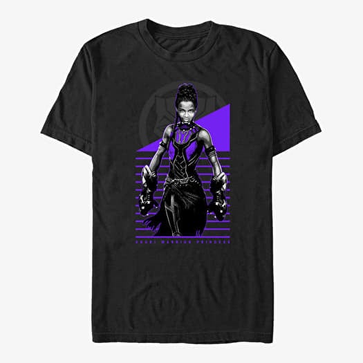 Tricou Merch Marvel Black Panther: Movie - Warrior Princess Unisex T-Shirt Black
