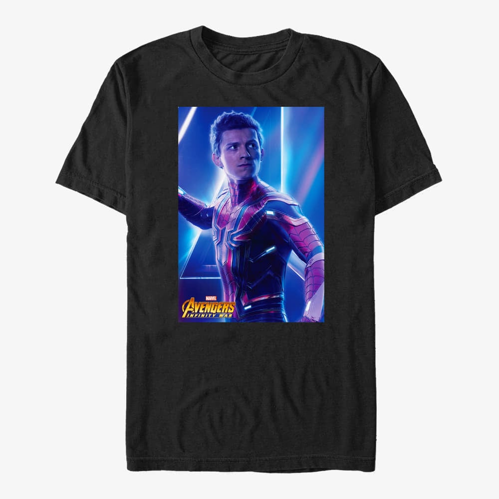 T-shirts Merch Marvel Avengers: Infinity War - Holland Heart Throb Unisex T-Shirt Black