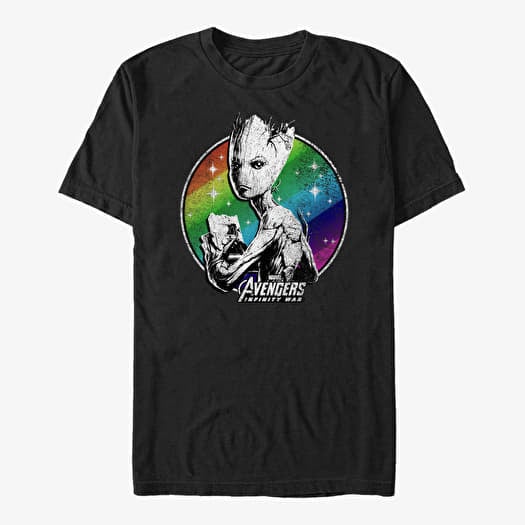 Camiseta Merch Marvel Avengers: Infinity War - Perennial Millennial Unisex T-Shirt Black
