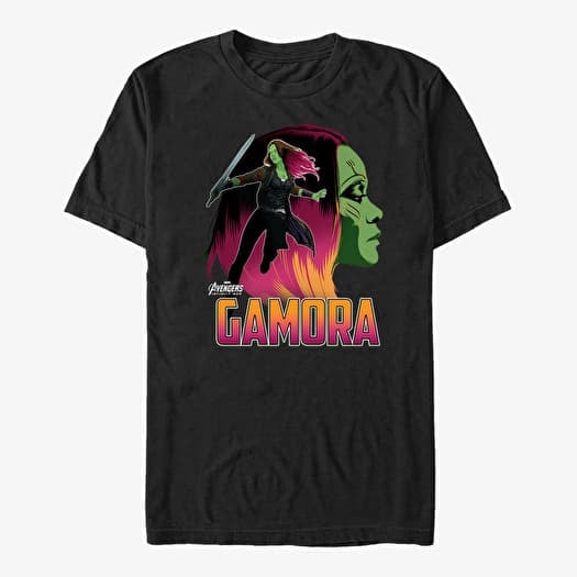 T-shirt Merch Marvel Avengers: Infinity War - Gamora Sil Unisex T-Shirt Black