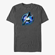 Merch Marvel Avengers Endgame - Tech Logo Unisex T-Shirt Dark Heather Grey