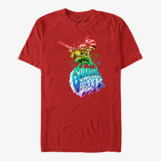 T-shirt Merch Marvel GOTG Classic - Furry Bite Unisex T-Shirt Red