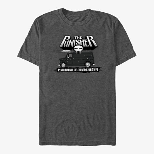 T-shirt Merch Marvel Avengers Classic - Punishment Delivered Unisex T-Shirt Dark Heather Grey