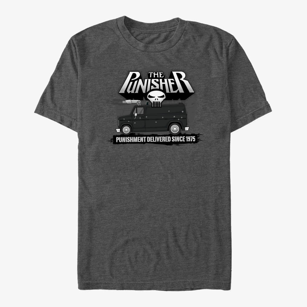 T-Shirts Merch Marvel Avengers Classic - Punishment Delivered Unisex T-Shirt Dark Heather Grey