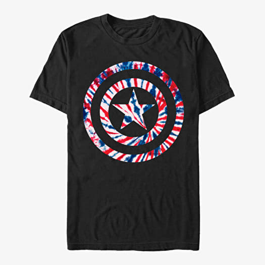 Camiseta Merch Marvel Avengers Classic - America Tie Unisex T-Shirt Black