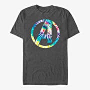Merch Marvel Avengers Classic - Avengers Tie Unisex T-Shirt Dark Heather Grey