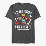Merch Marvel Avengers Classic - Teach Future Supers Unisex T-Shirt Dark Heather Grey