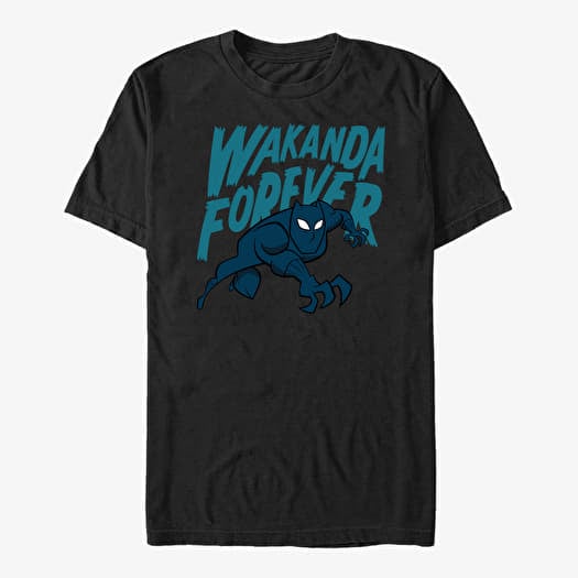 T-särk Merch Marvel Avengers Classic - Wakanda Saturday Morning Unisex T-Shirt Black