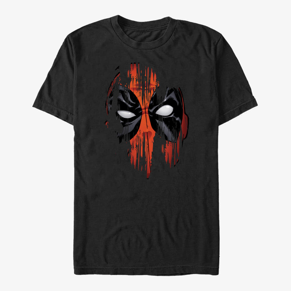 Magliette Merch Marvel Deadpool - Painted Face Unisex T-Shirt Black