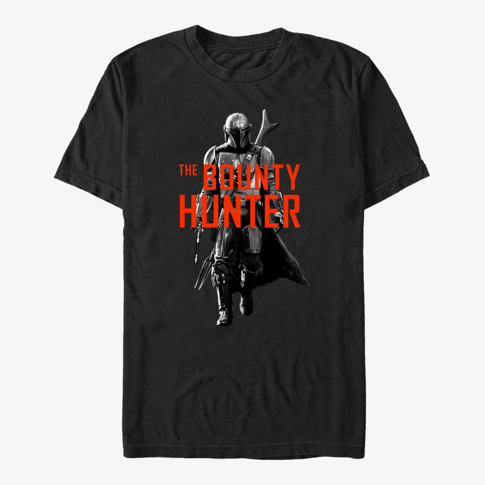   Μπλούζες Merch Star Wars: The Mandalorian - The Bounty Hunt Unisex T-Shirt Black
